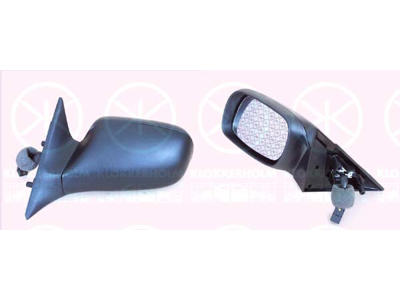 Exterior Mirror, Grained, for electric mirror adjustment, Aspherical, Heatable, Left