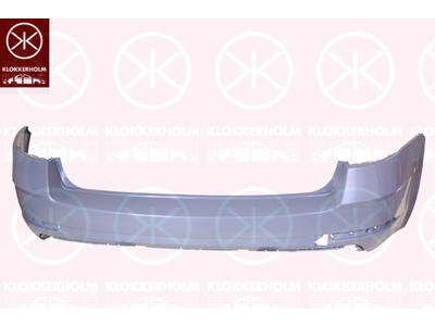 Bumper, Rear, dark grey, not for trim level: RS