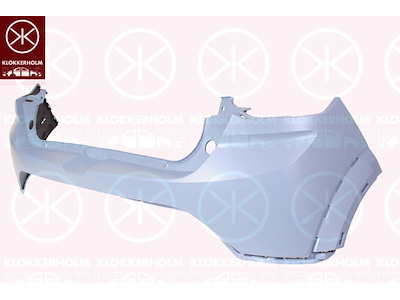 Bumper, w/primer, Rear, Upper section