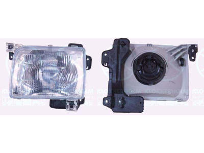 Headlight, H4, for vehicles without headlight levelling, Depo, Right, Illuminance [lx]: 25