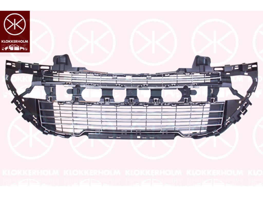 Ventilation Grille, bumper, Front, chrome