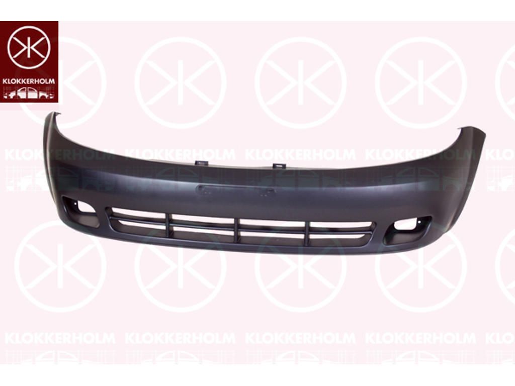 Bumper, Front, with hole(s) for fog lights