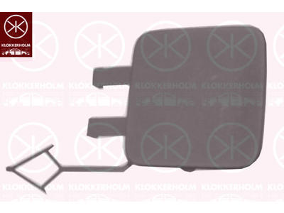 Flap, tow hook, Rear
