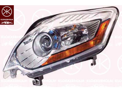 Headlight, Left, Illuminance [lx]: 37.5, Bi-Xenon, with dynamic bending light, with motor for headlamp levelling, without control unit for Xenon, D1S/H7, Hella