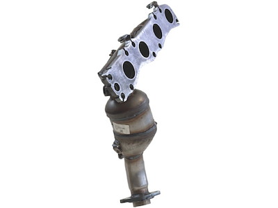 Catalytic Converter, with mounting parts, Euro 4
