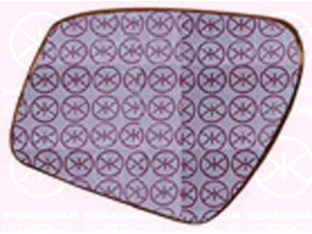 Mirror Glass, exterior mirror, Convex, Heatable, Right