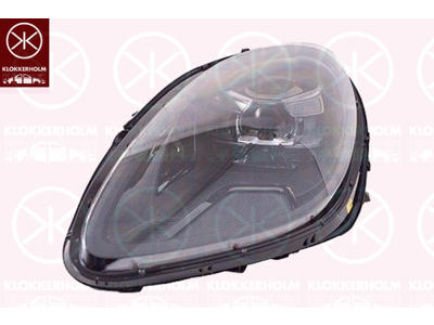 Headlight, Left, LED, Housing Colour: black, Number of light functions: 5, AL