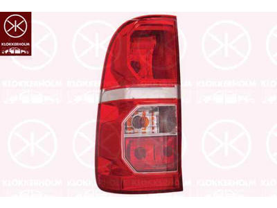 Tail Light Assembly, without bulb holder, Left, Indicator Colour: Crystal clear