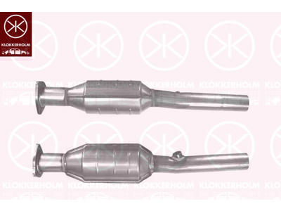 Catalytic Converter, Rear, Up to Euro 4, with accessories