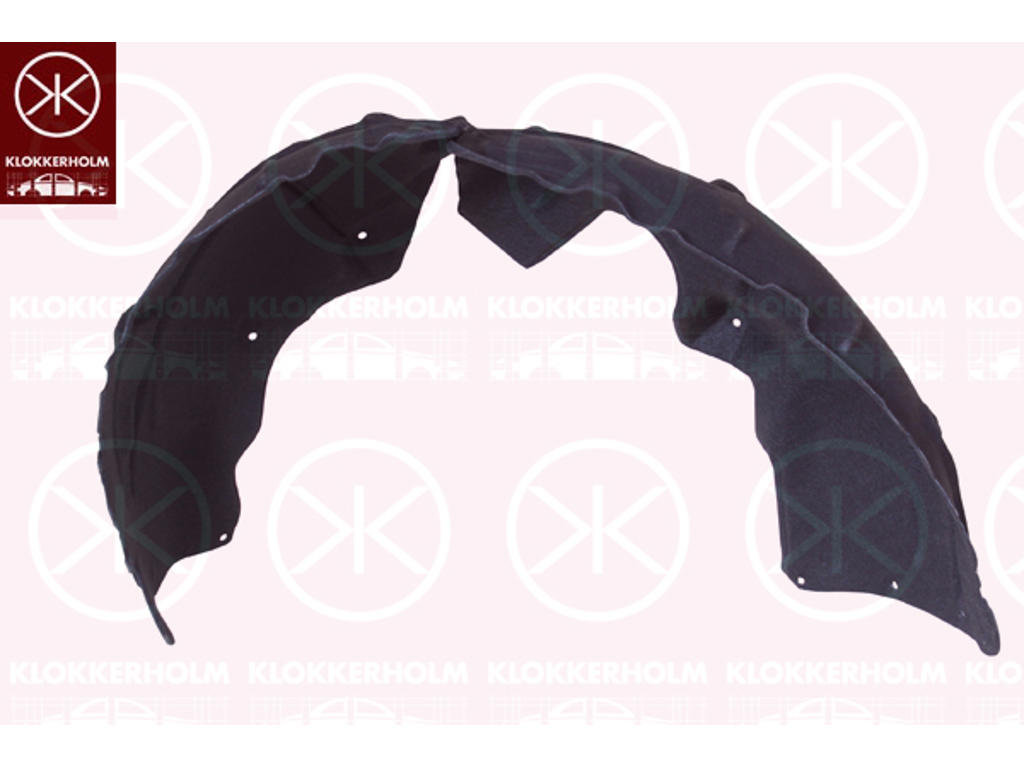 Beklädnad, hjulhus, vänster bak, Material: Bomullsblandning