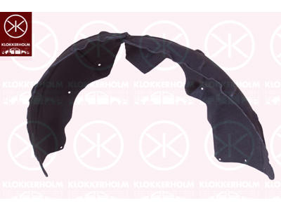 Beklädnad, hjulhus, till höger bak, Material: Bomullsblandning