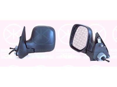 Exterior Mirror, Control: cable pull, Convex, Left