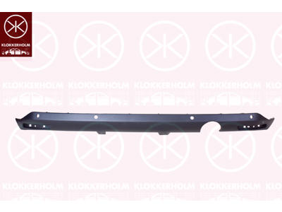 Spoiler, Rear, with hole(s) for park distance control, Vehicle Equipment Line/Variant: FACELIFT