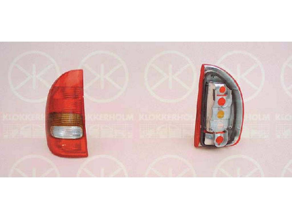 Tail Light Assembly, 5-drs, with front fog light, without bulb holder, Right