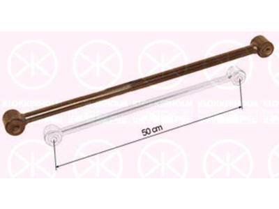 Control/Trailing Arm, wheel suspension, Rear Axle both sides, Front Section, Control Arm, Length [cm]: 50