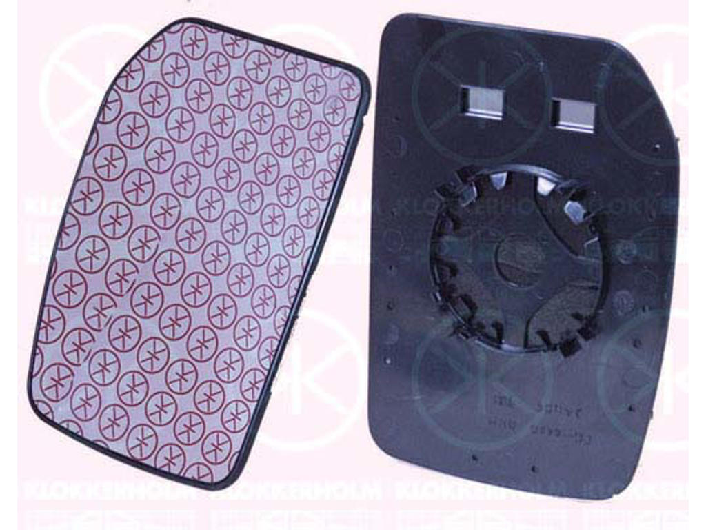 Spegelglas, yttre spegel, konvex, Vänster