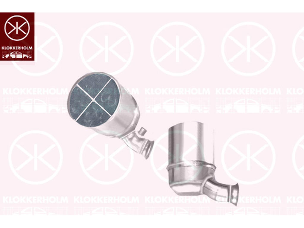 Sot-/partikelfilter, avgassystem, Cordierit (Iolit)