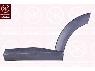 szélesítés, sárvédo, Muanyag, jobb hátsó, fekete