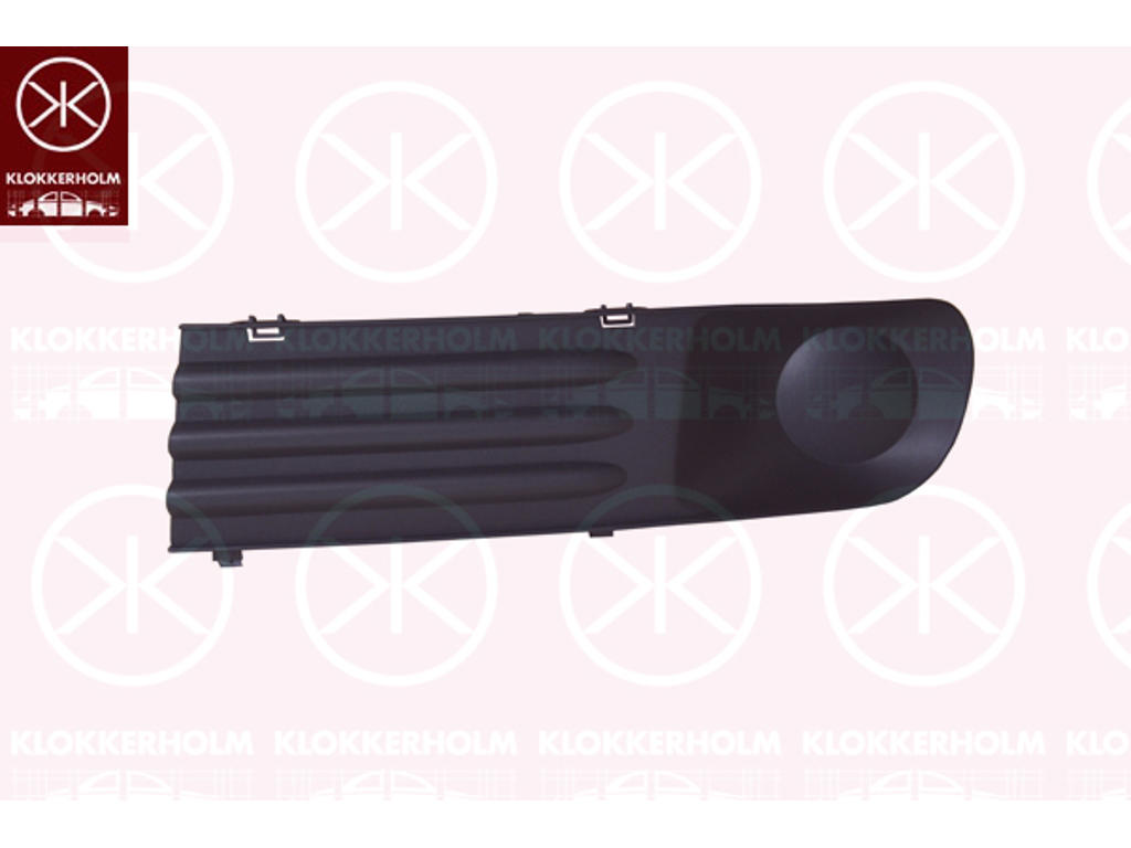 Ventilation Grille, bumper, grey, Left Front