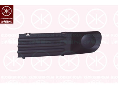 Ventilation Grille, bumper, grey, Left Front