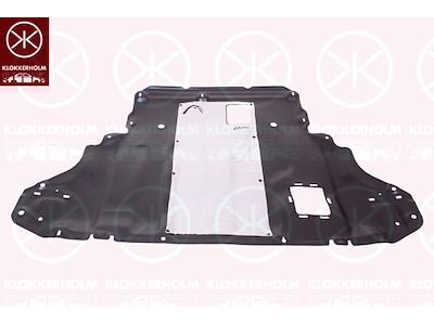 Engine Cover, Lower, Material: Aluminium/plastic