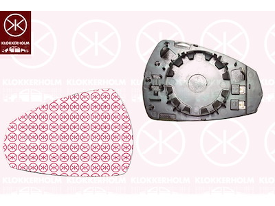 Mirror Glass, exterior mirror, Right, Heatable, Aspherical