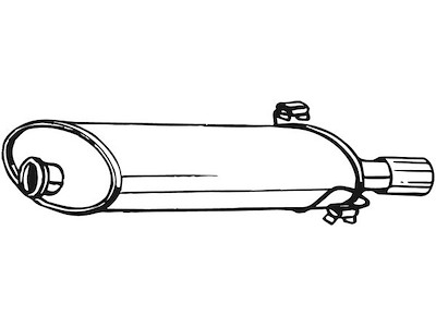 hátsó hangtompító, további szükséges cikkek lásd tartozéklista:  