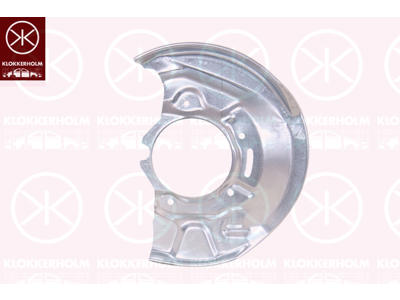 Splash Guard, brake disc, Front Axle Right, Diameter 1/Diameter 2 [mm]: 280/97, Zinc-coated