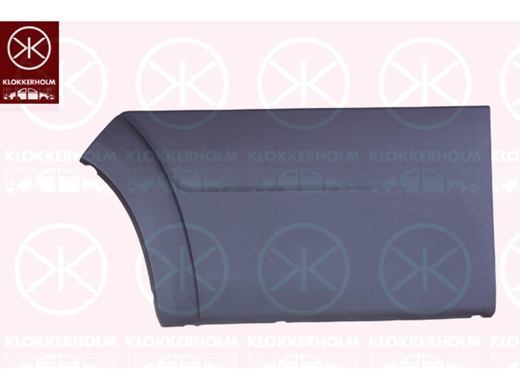 Trim/Protection Strip, wing, Vehicle Equipment Line/Variant: MAXI, Left Rear, Rear Section, Axle Distance [mm]: 4035, Length [cm]: 99, black