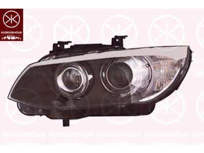 Huvudstrålkastare, Höger, Bi-Xenon, med stäämotor för lysviddsreglering, utan styrenhet för xenon, med varselljus (LED), med adaptivt kurvljus AFS, D1S/H3, H8, AL