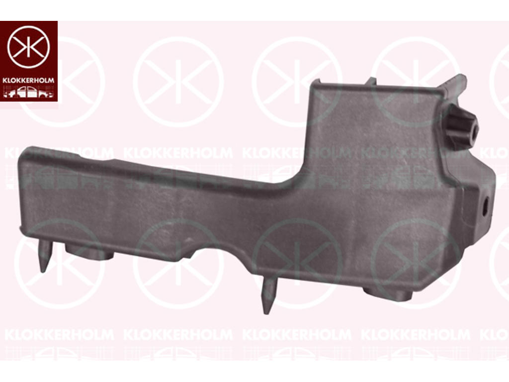Mounting Bracket, bumper, Plastic, Left Front