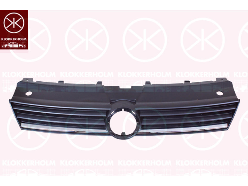 Radiator Grille, not for trim level: Blue Motion , with trim strip, chrome