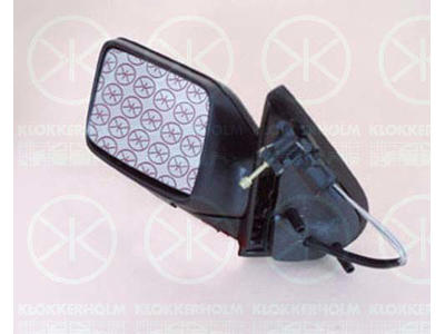 Buitenspiegel, Instellen: kabel, Bol-vormig, rechts