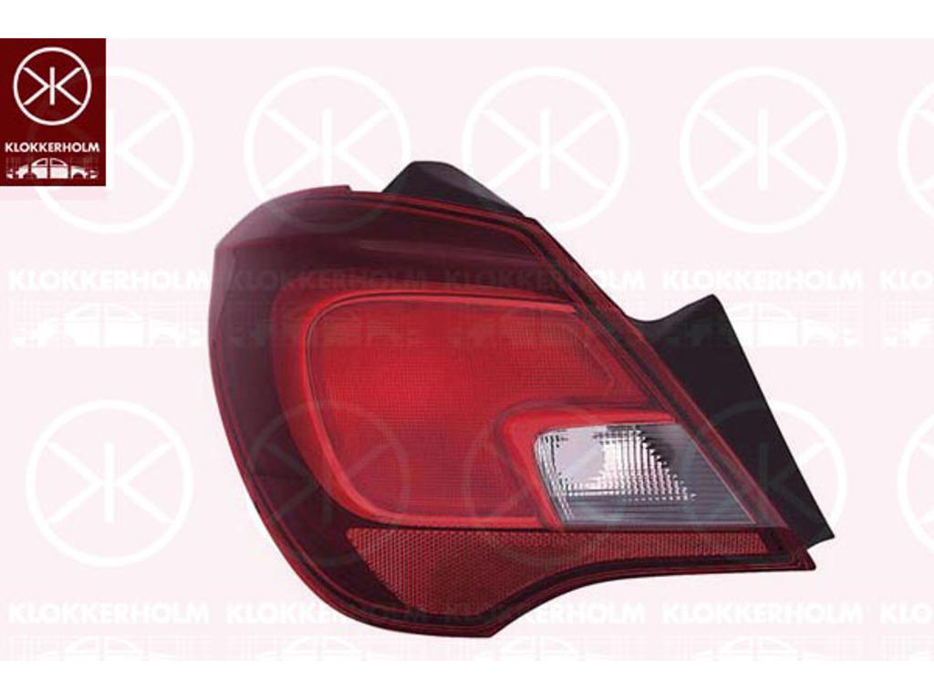 Tail Light Assembly, 5-drs, without bulb holder, Right