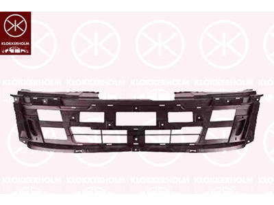 Ventilation Grille, bumper, Front, black, Inner Section