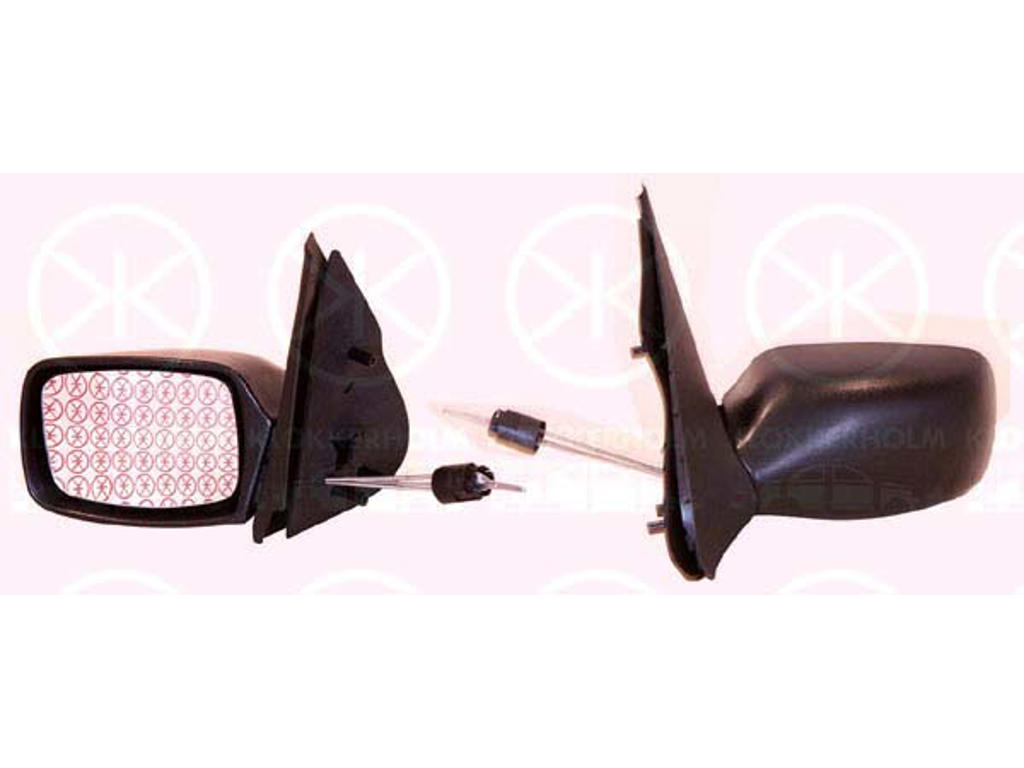 Exterior Mirror, Control: cable pull, Convex, Right