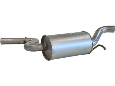 Centre Muffler, See accessories list for additionally required parts:  