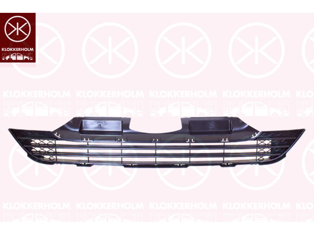 Ventilation Grille, bumper, Front, black