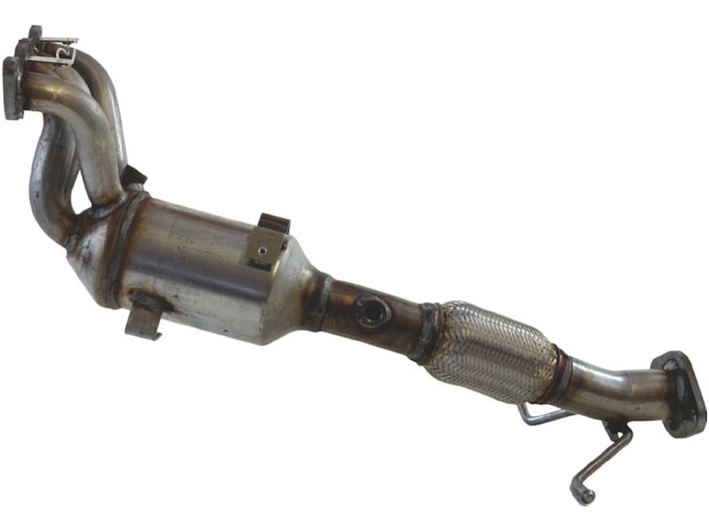 Catalytic Converter, with mounting parts, Catalytic Converter Type: Single-Bed Catalytic Converter, Euro 4, with environmental seal: 001