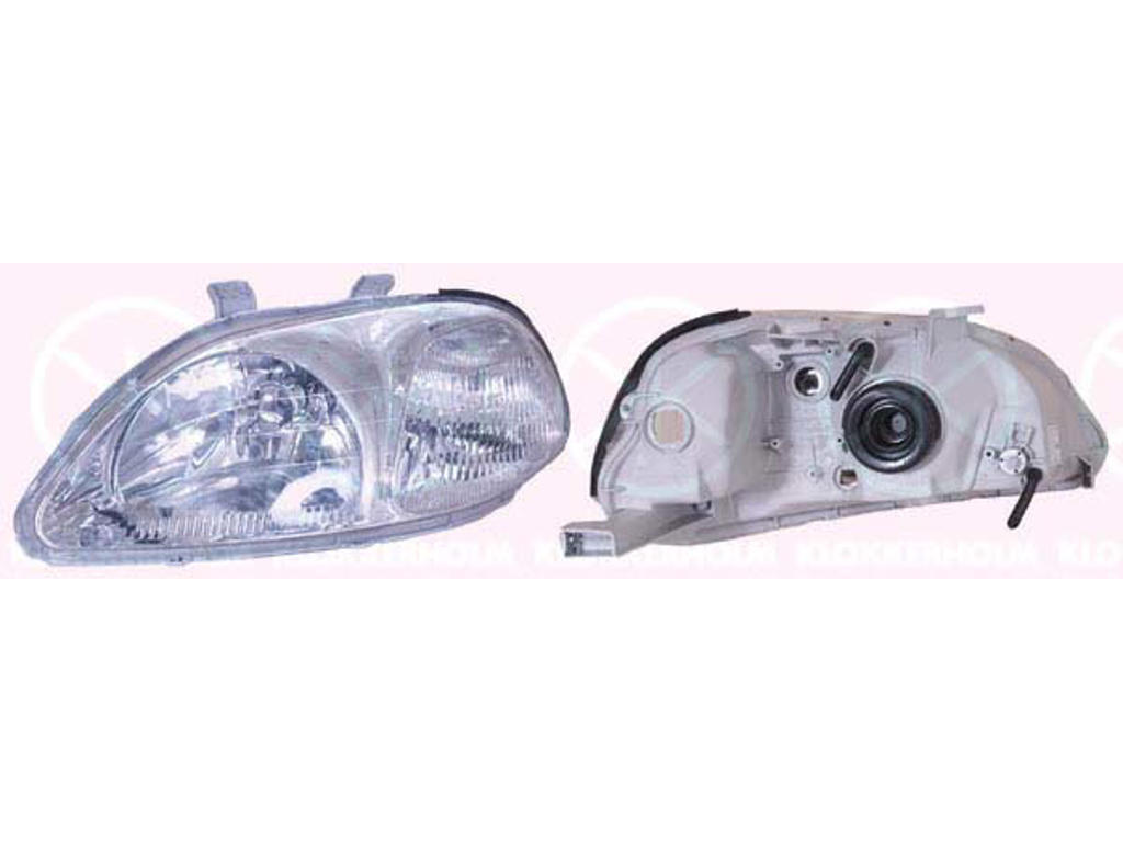 Headlight, H4, for vehicles with headlight levelling, Left, Illuminance [lx]: 12.5, Stanley type