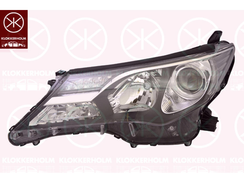 Forlygte, højre, Lysstyrke [lx]: 20, HB3, LED, uden indstillingsmotor for LWR