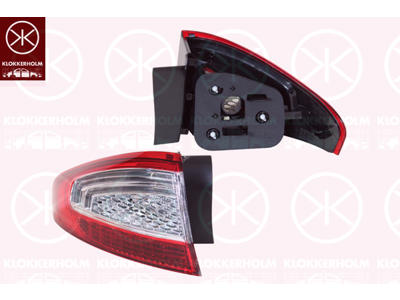 Baglygte, venstre, ydre del, LED, PY21W, uden lampeholder