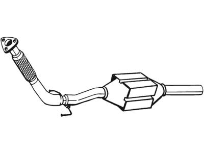 Catalytic Converter, with mounting parts, Emission Standard: Euro 2, Emission Standard: Euro 3, Euro 4