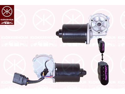 Wiper Motor, Front, Voltage [V]: 12