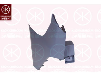 Bumper, w/primer, Left Rear