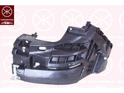 Hållare, stötfångare, plast, till höger fram