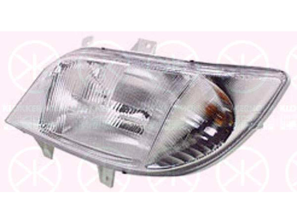 Headlight, H7/H1, for vehicles with headlight levelling, Hella, Right, Illuminance [lx]: 17.5