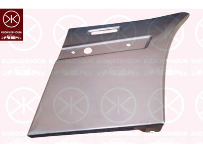 Wing, Right Front, Repair Panel, Rear Section, Lower Section, Zinc-coated
