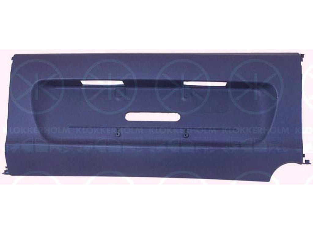 Bumper, Rear, blue