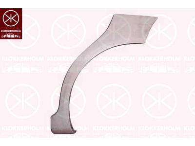 Quarter Panel, 4-dr, Left, Wheel Arch Border, Repair Panel